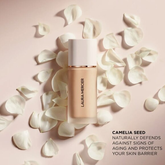 Laura Mercier Real Flawless Foundation* ~ 1C1 COOL VANILLE (Ivory Creme) 1oz NIB - Picture 10 of 12